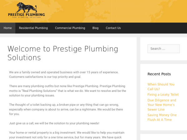 Prestige Plumbing Solutions