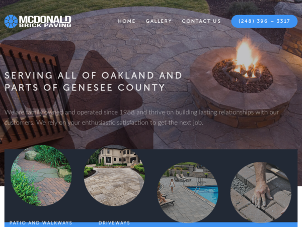 McDonald Brick Paving