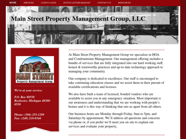 Main Street Property Management Group LLC
