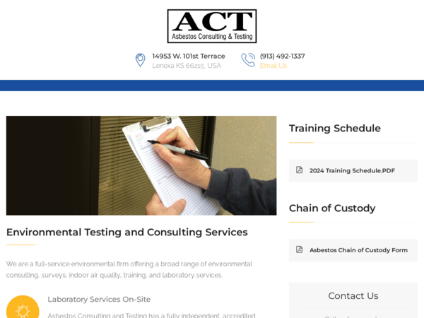 ACT Asbestos Consulting Testing