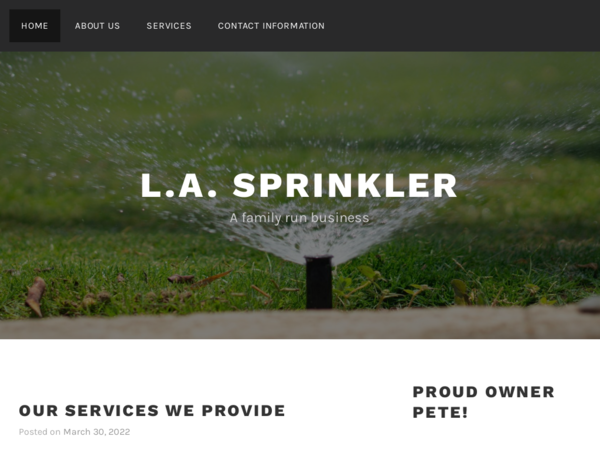 L.a.sprinkler Inc.