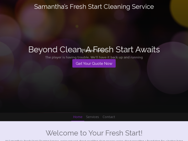 Samantha's Fresh Start Cleaning Service