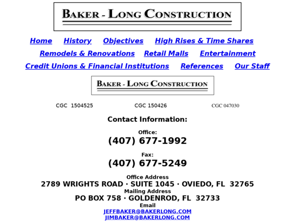 Baker-Long Construction