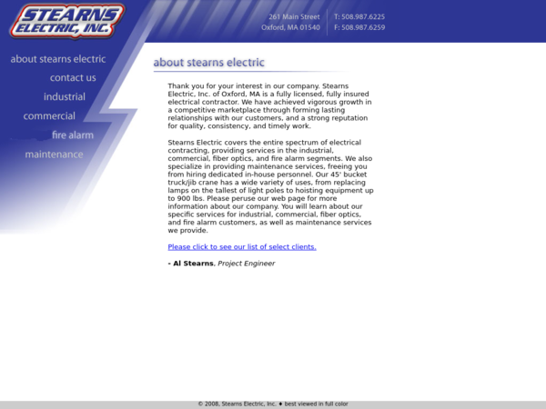 Stearns Electric Inc
