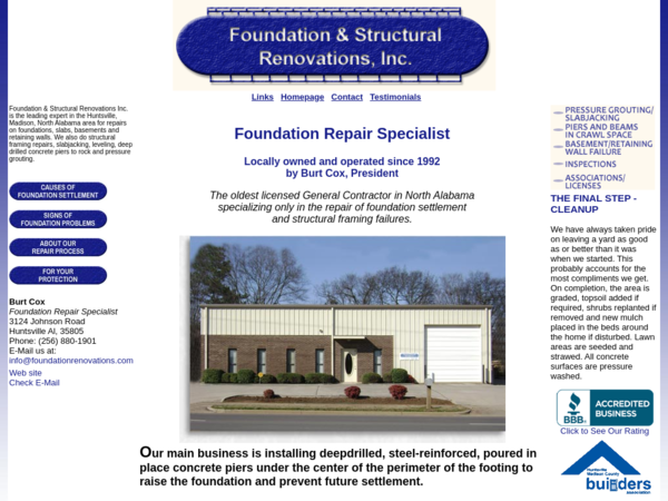 Foundation & Structural Renovations
