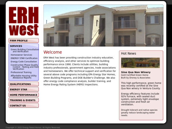 Energy Rated Homes West