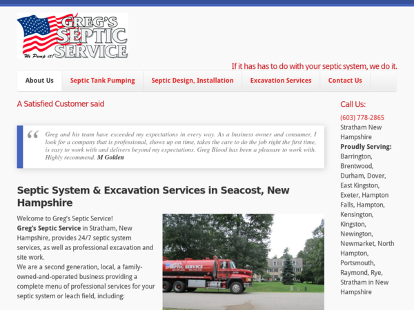 Greg's Septic Services