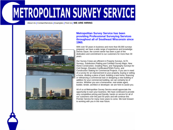 Metropolitan Survey Service Inc