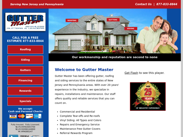Gutter Master Seamless Gutter