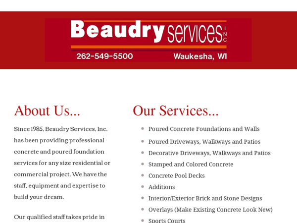 Beaudry Services Inc