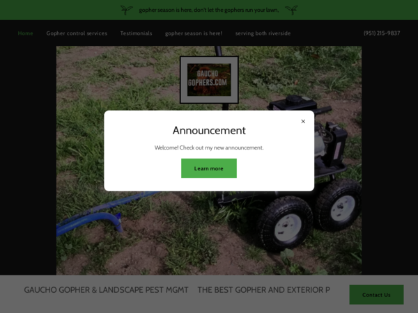 Gaucho Gopher & Landscape Pest Management