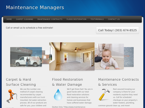 Maintenance Managers General Services