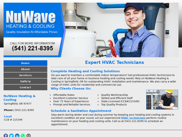 Nuwave Heating & Air Conditioning Inc.