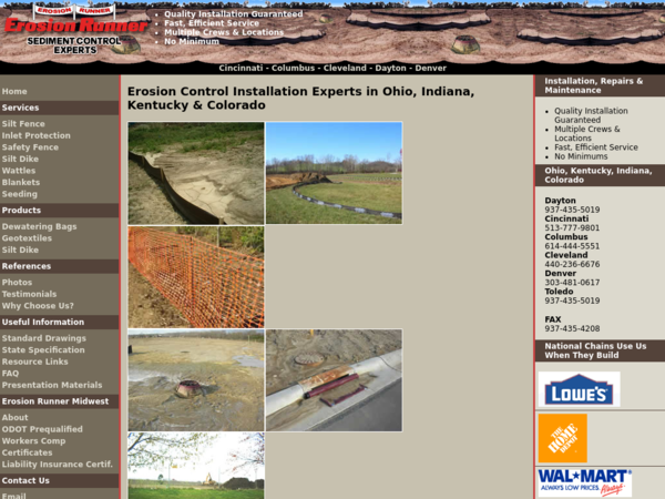 Erosion Runner Midwest Inc