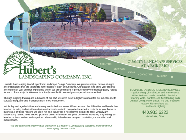Hubert's Landscaping Co Inc