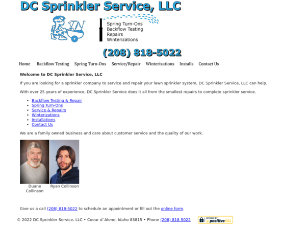 DC Sprinkler Service