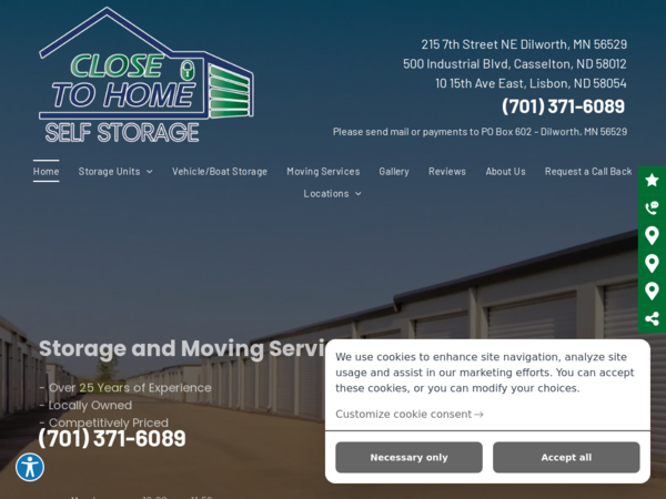 Close To Home Self Storage