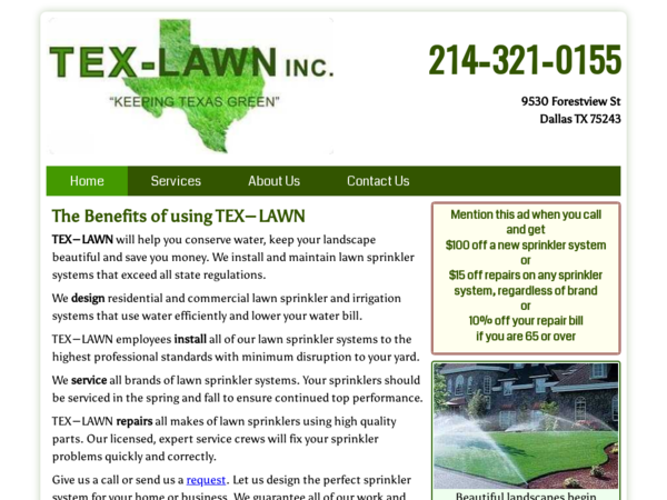 Tex Lawn Inc
