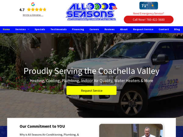 All Seasons AC Plumbing & Heating