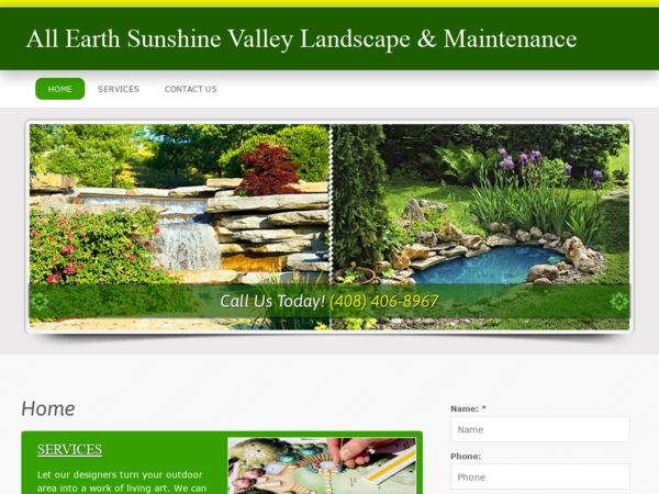 All Earth Sunshine Valley Landscape & Maintenance