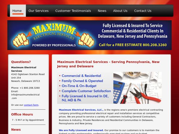 Maximum Electrical Services