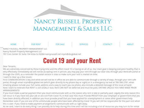 Nancy Russell Property Managment