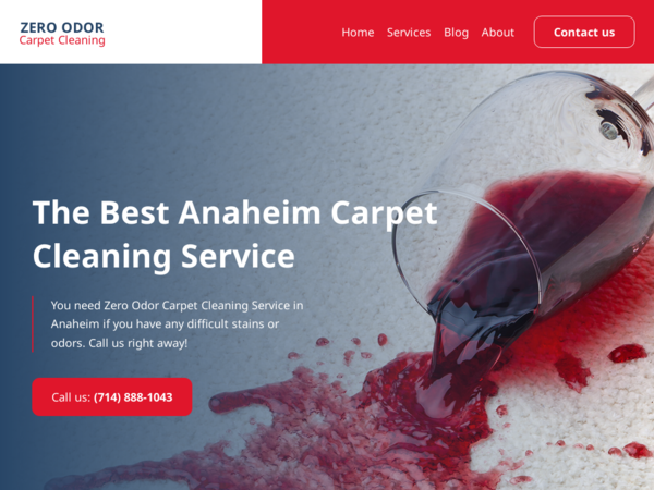 Zero Odor Carpet Cleaning