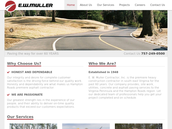 E W Muller Contractor Inc
