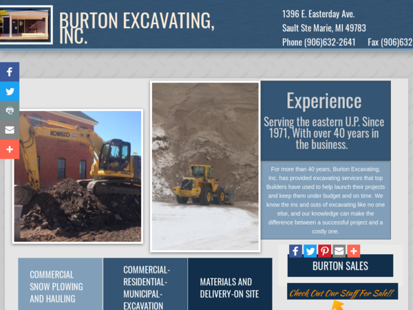 Burton's Excavating Co Inc