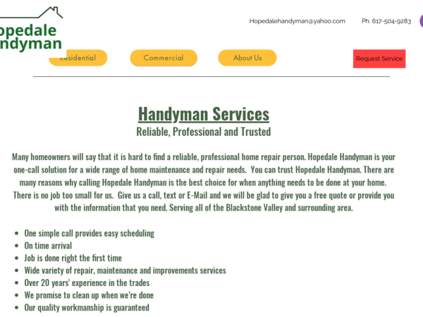 Hopedale Handyman