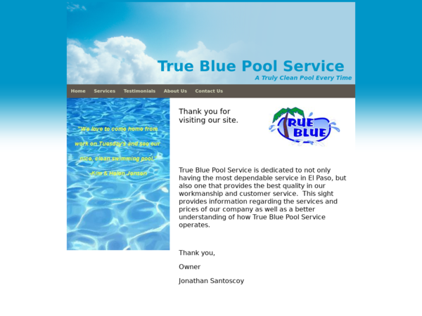 True Blue Pool Service