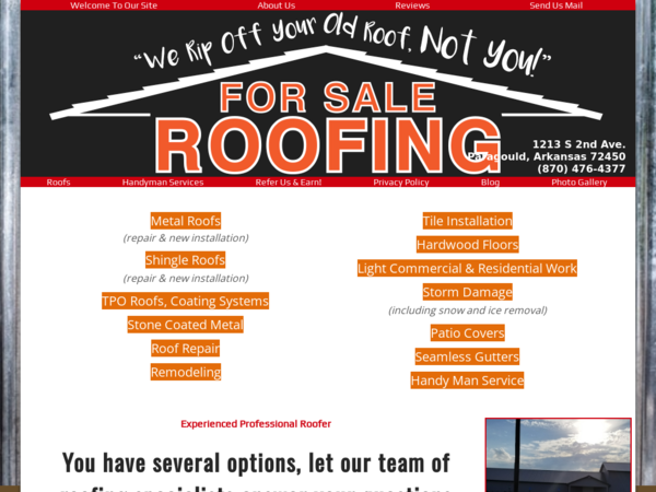 For Sale Roofing