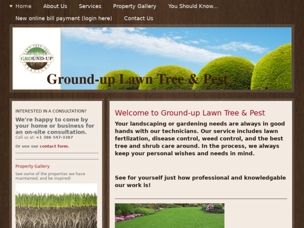 Ground-Up Lawn Tree & Pest