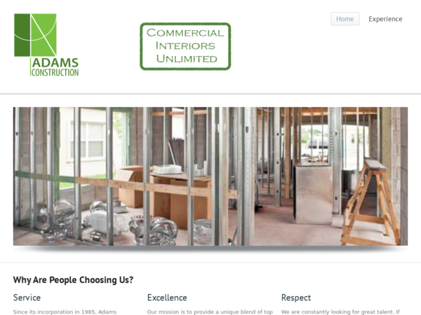 Adams Construction Co. Inc. Commercial Interiors Unlimited