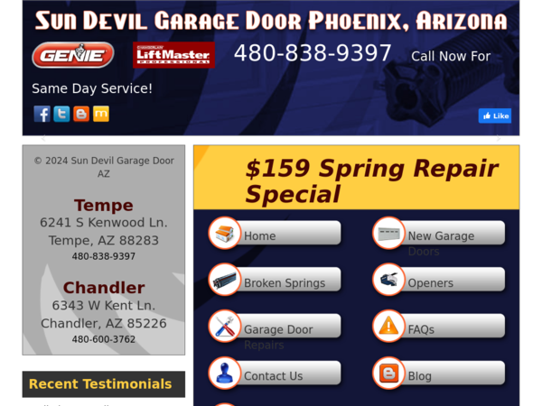 Sun Devil Garage Door
