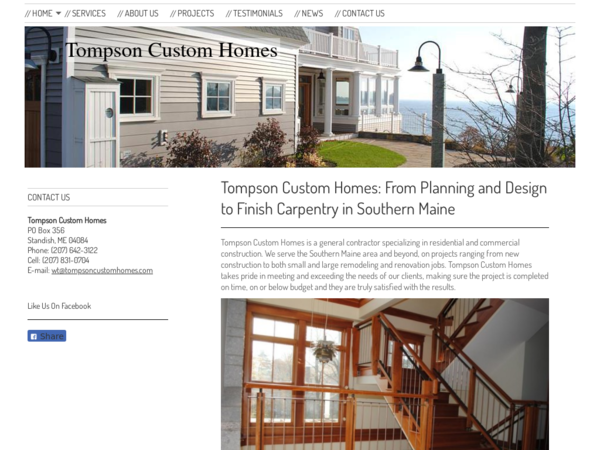 Tompsoncustomhomes.com