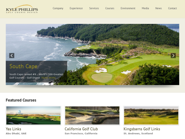 Kyle Phillips Golf Course Design