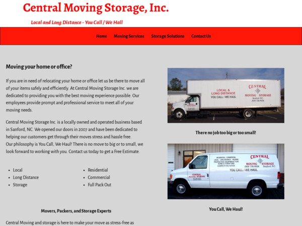 Central Moving Storage