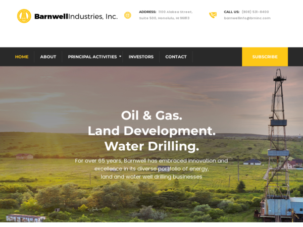 Barnwell Industries Inc