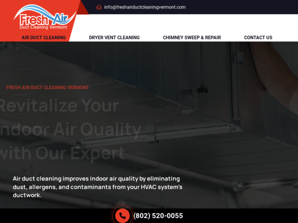 Fresh Air Duct Cleaning Vermont