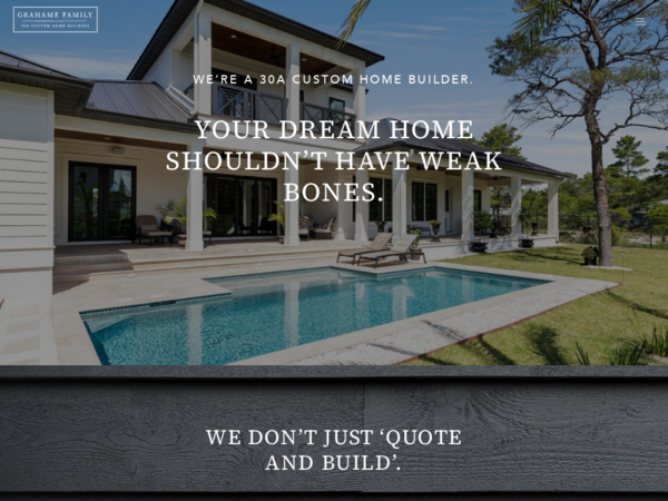 Grahame Family 30A Custom Home Builder