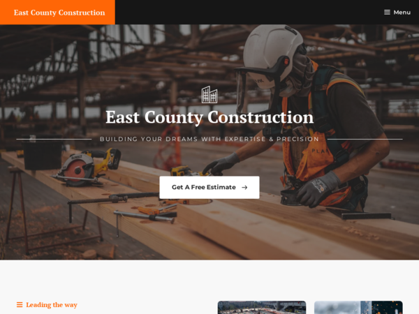 East County Construction Inc