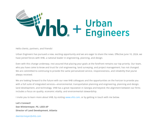 Urban Engineers Inc