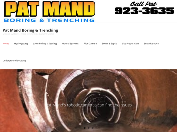 Pat Mand Boring Trench-Septic