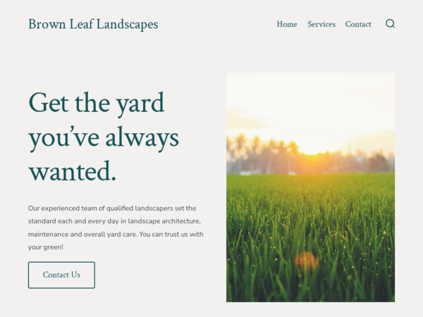 Brown Leaf Landscapes