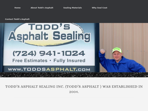 Todd's Asphalt Sealing
