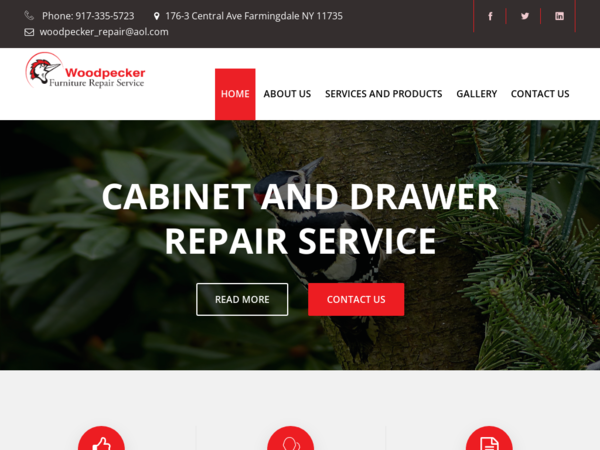 Woodpecker Furniture Repair