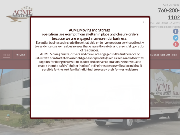 Acme Moving & Storage