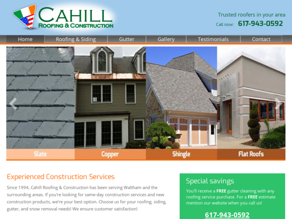 Cahill Roofing & Construction