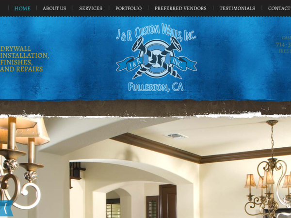 J and R Custom Walls. Drywall & Repair Specialist.